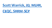 Scott Warrick, JD, MLHR, CEQC, SHRM-SCP